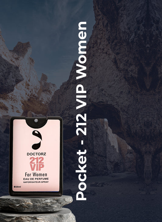 Doctorz pocket 212 vip rose perfume20m